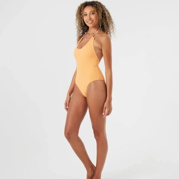 ROXY Aruba Halter Neck One-Piece Swimsuit - XL - Picture 1 of 9